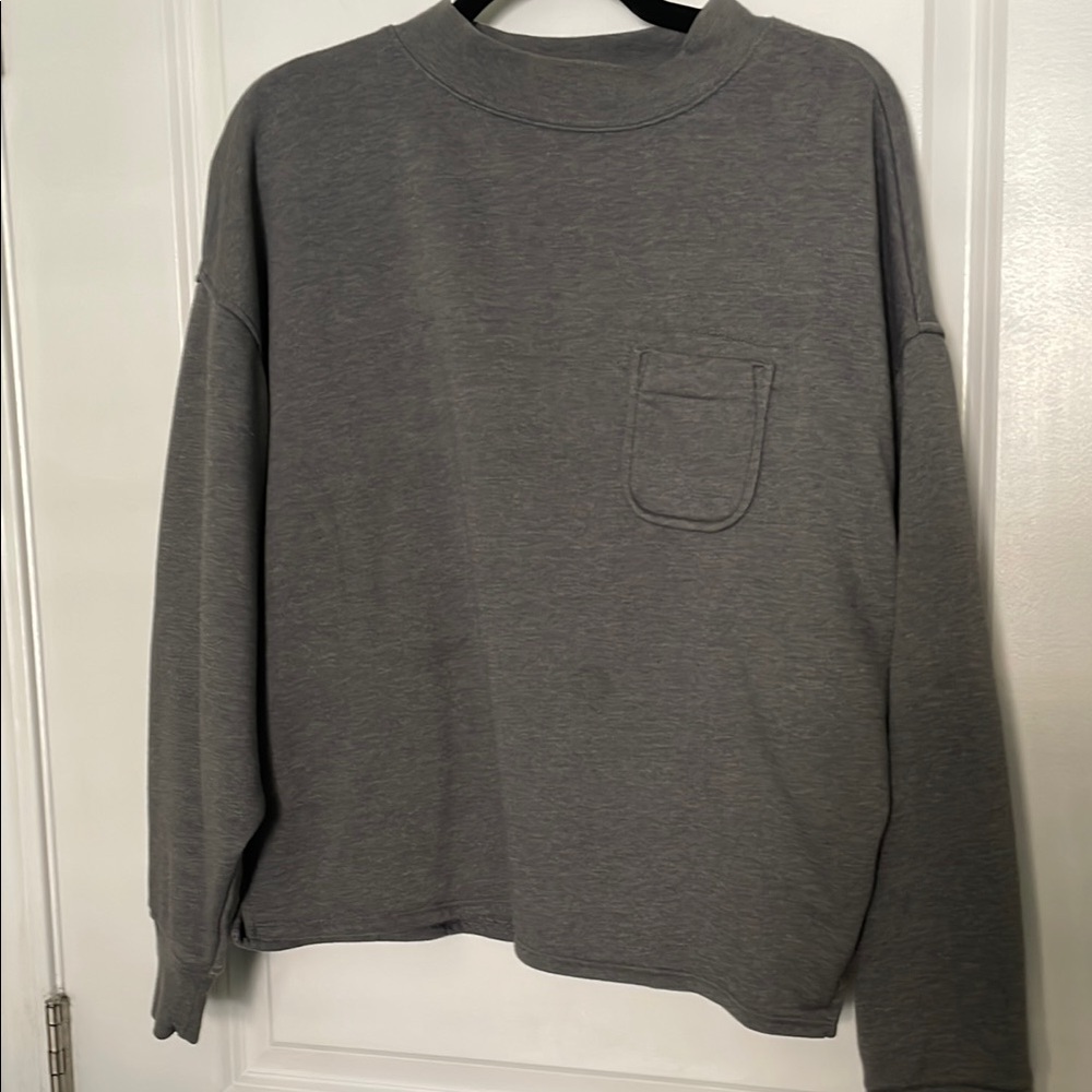 Old Navy Gray Sweatshirt Classic Crewneck